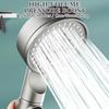 High Pressure Shower Heads 5 Modes Filtered Shower Head with Handheld Silicone Nozzles Adjustable Faucet for Bathroom Home Gym