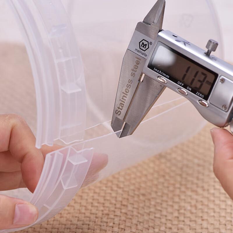 20L Transparent Plastic Water Bucket with Handle