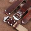 Men's Clearance Sale Cowhide Watch Strap - 22mm Crazy Horse Leather Cracked Pattern Wristband