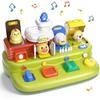 SHEFEITE Bauernhof-Themen Baby Sensorikspielzeug 27,5×17,5cm mit Geräuschen für Jungen Mädchen Alter 1+