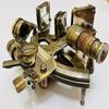 Nautical Hand-Made 15.24 Cm Brass Working Navigational Sextant Marine Ship Astrolabe Model Sextant Gift