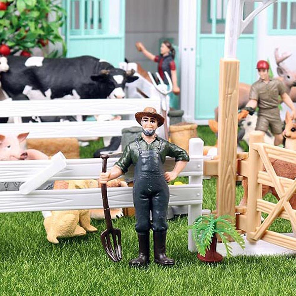 Wrangler Action Farm Staff Simulation Farmer Home Decoration Farmer People Model Farm Human Figure