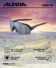 Alpina TURBO HR Sports Shield Style for Smaller Faces Sunglasses, Anti-Fog, Mirrored, Women,