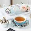 1 Set Keramik-Tee für eine Person, Teekannen-Set für eine Person mit Teetasse und Untertasse, Tee-Geschenkset aus Porzellan, das beste Geschenk für Familie, Freunde, Liebhaber und Frauen