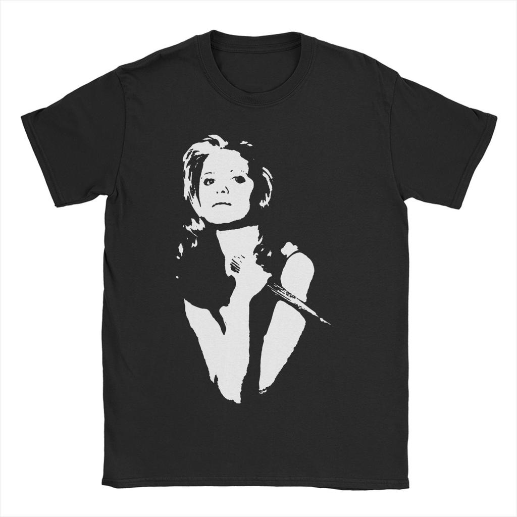 Unisex WOMENs TShirt Buffy Vampire Metal Mashup Slayer Band Pure Cotton Tee Shirt Short Sleeve T Shirts O Neck Clothes Plus Size