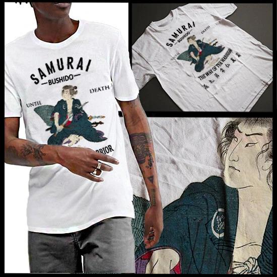 

Samurai T-Shirt Japanese Warrior Sitting With Katana Size Small To 3XL Cotton 2XL