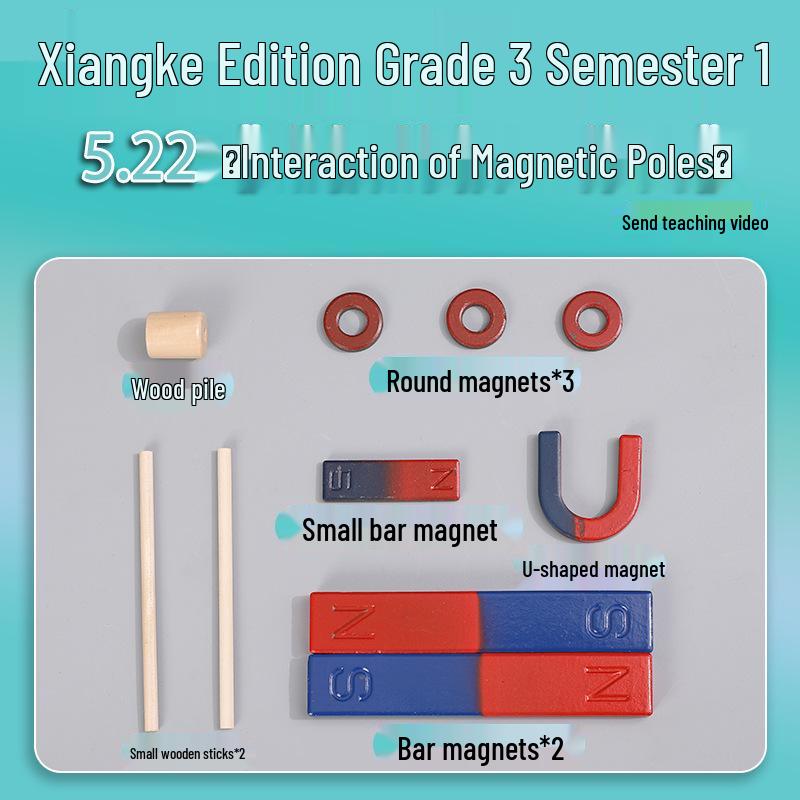 Xiangke 3rd Grade Science Experiment Kit: Magnetic Poles Interaction