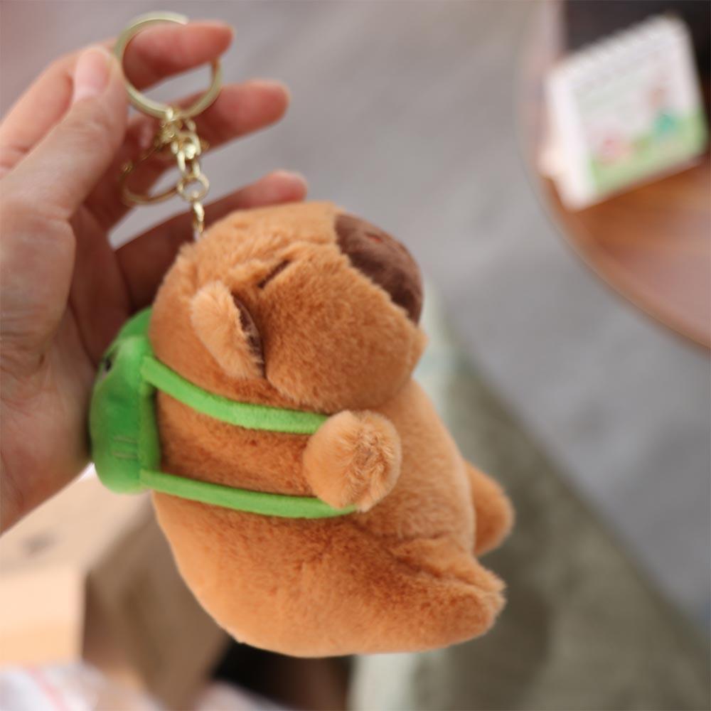 Simulace plyšového přívěsku kapybara kapybara Dárek k narozeninám plyšová hračka kapybara