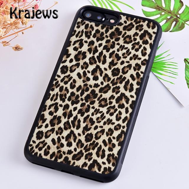 Krajews Leopard print Pattern Tiger Phone Case Cover For iPhone 17 Air 16 15 14 plus 12 13 pro max coque Fundas