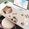 Cute Otter Mouse Pad Large Gaming Accessory XXL Game Rubber Deskmat HD Non-Slip Computer Keyboard Desk Mat Laptop Long Mousepad