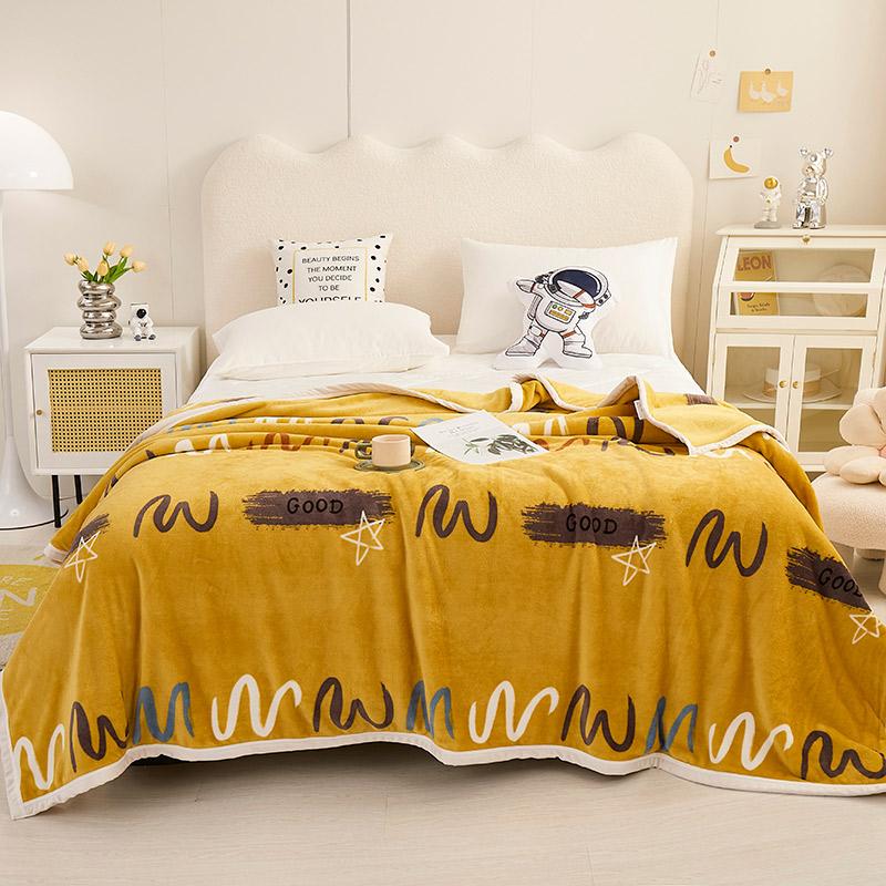 Cartoon Astronaut Blanket Space Rocket Planet Throw Blanket Gift for Girl Boys Super Warm Soft Plush Lightweight Flannel Blanket