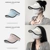 Elegant Summer Women's Sun Visor Comfortable Uv Protection Hat For Outdoors