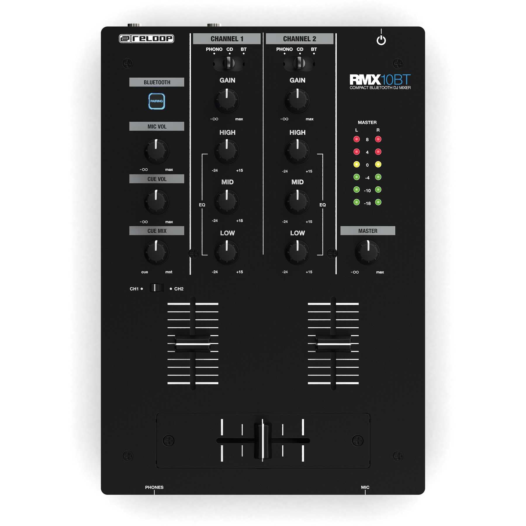 

Reloop DJ Mixer BT RMX-10