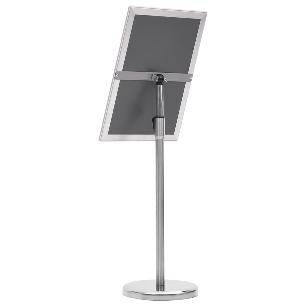 A3 Poster Stand Silver Aluminum Alloy