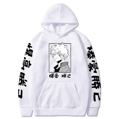 My Hero Academia Katsuki Bakugo Hoodies Megztiniai Unisex Drabužiai Japoniški Anime Boku No Hero Academia Bakugou Katsuki Vyriški Moteriški megztiniai
