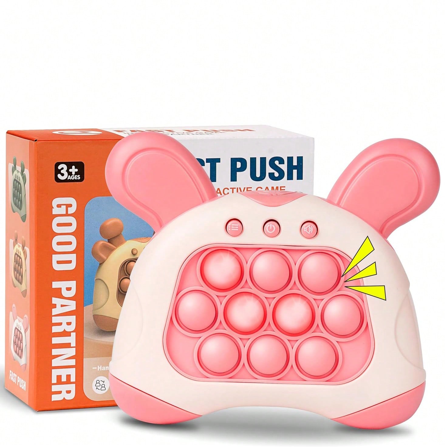 

Пальчиковые игрушки Быстрая игра Пуш Милые животные Версия 2-го поколения Непоседа игрушки розовый