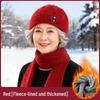 Warm Knitted Hat for Middle-Aged and Elderly Women – Thickened Wool with Ear Protection