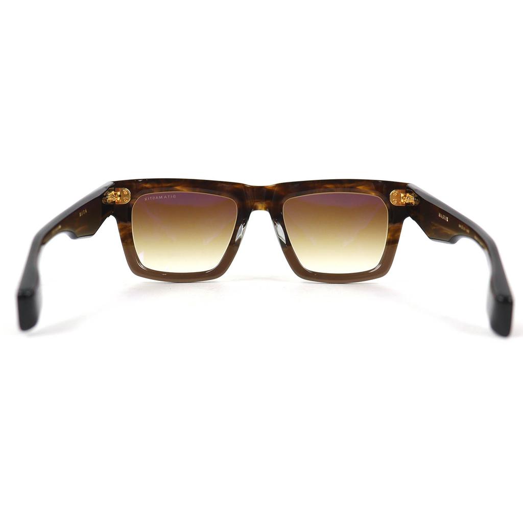 Pristine DITA Sunglasses MASTIX Wellington Clear Brown Marble Mens DTS712 Used
