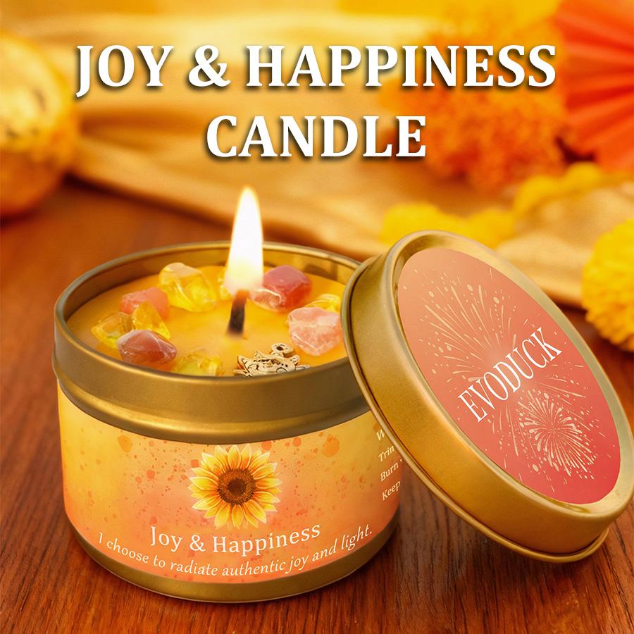 1pc Scented Candles, Iron Box Essential Oil Candle, Suitable for Bedroom Bathroom, bestfriend gifts,christmas decorations candle