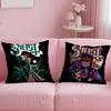 Band G-Ghost Cushion Cover Comfortable Reversible Pillow Cover Ideal for Car Sofa Bedroom & Beyond