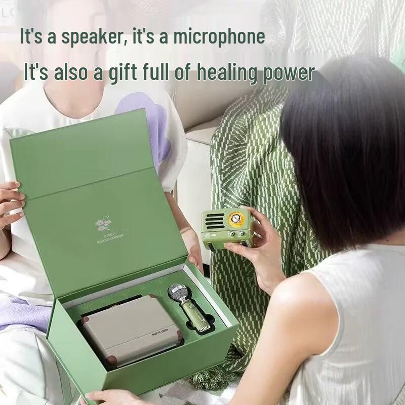 Elvis Radio Little Prince OTR Portable Bluetooth Karaoke Speaker CN plug (adapter included)