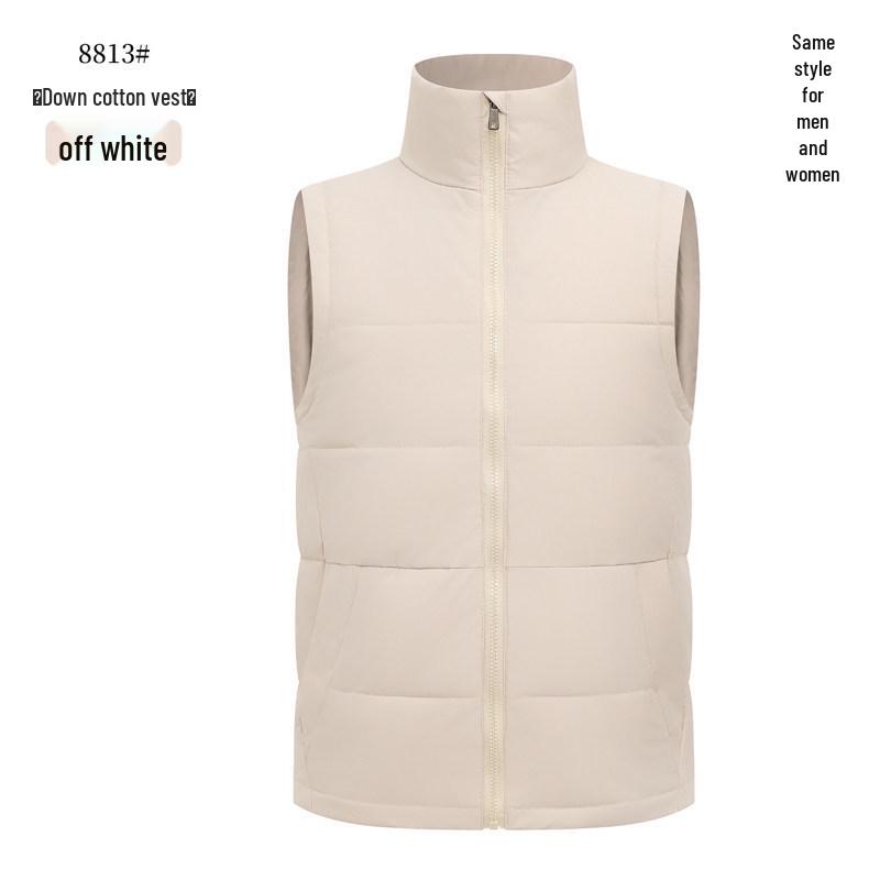 

Premium Corporate Logo Down Cotton Vest - Thick, Customizable Workwear for Autumn/Winter 3XL