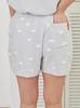 gelato pique Seal Print JQD Pullover Shorts Set Blue & (PWNT252016) Women's