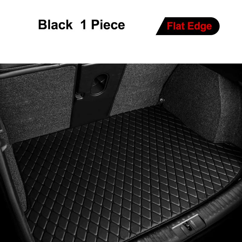 Car Trunk Mat For Hyundai Sonata 2015~2019 2016 2017 LF MK7 Cargo Storage Carpet Leather Pad Waterproof Cushion Auto Accessories