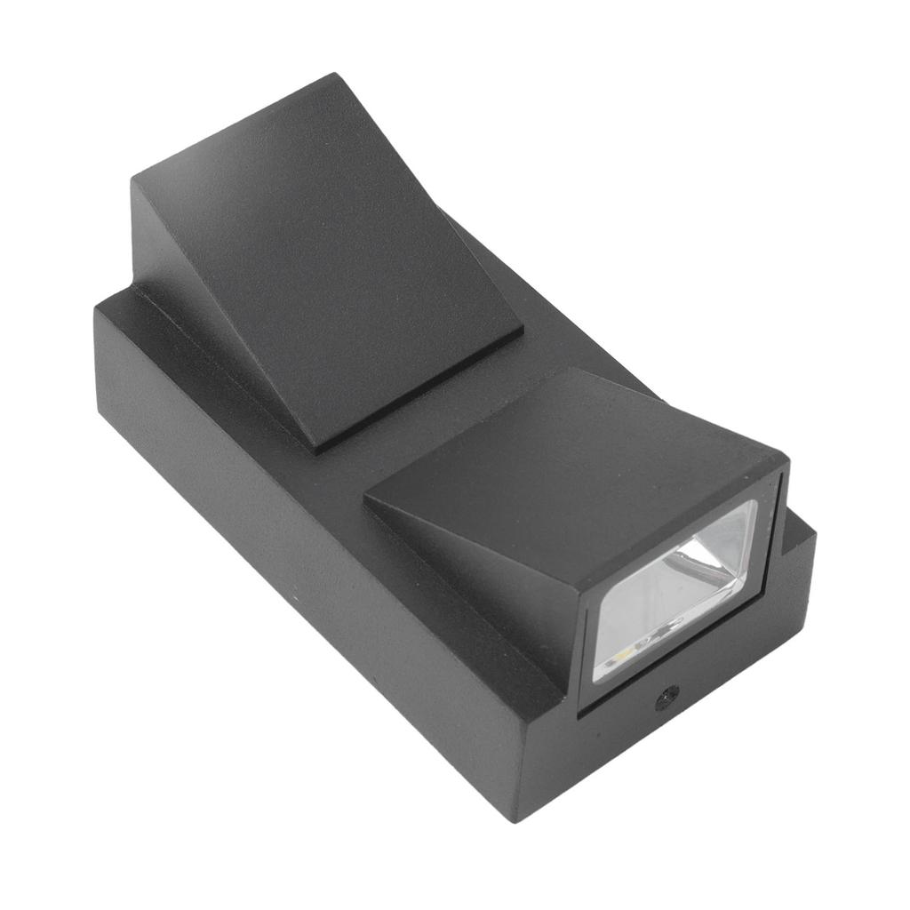 Double Head Wall Light Outdoor Waterproof LED Hallway Wall Light Stair Up and Down Wall Lamp White Light 12W AC85‑265V