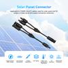 Y Branch Solar Connectors Parallel Cable Adapter 2-Way Solar Cable Connector Self-locking IP67