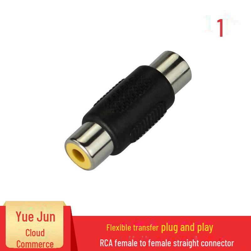 

Адаптер AV 3,5 мм на двойной RCA: Аудио/видео разветвитель «папа-мама» RCA female to female straight