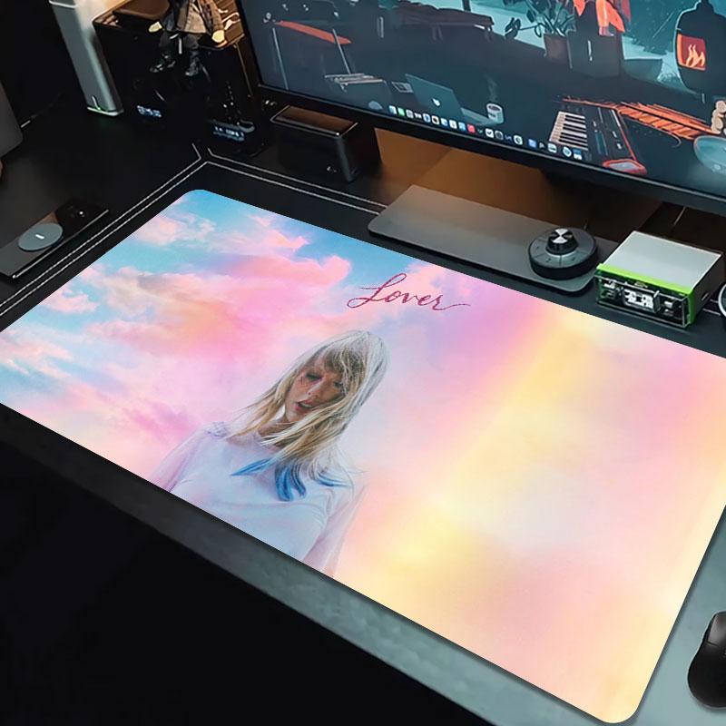 Garden Serenity Large Size Mouse Pad Large Gaming Table Cushion Nonslip Laptop Tablet Big Mousepad Xxl Mat Mini Pc Playmat With Lock Edge
