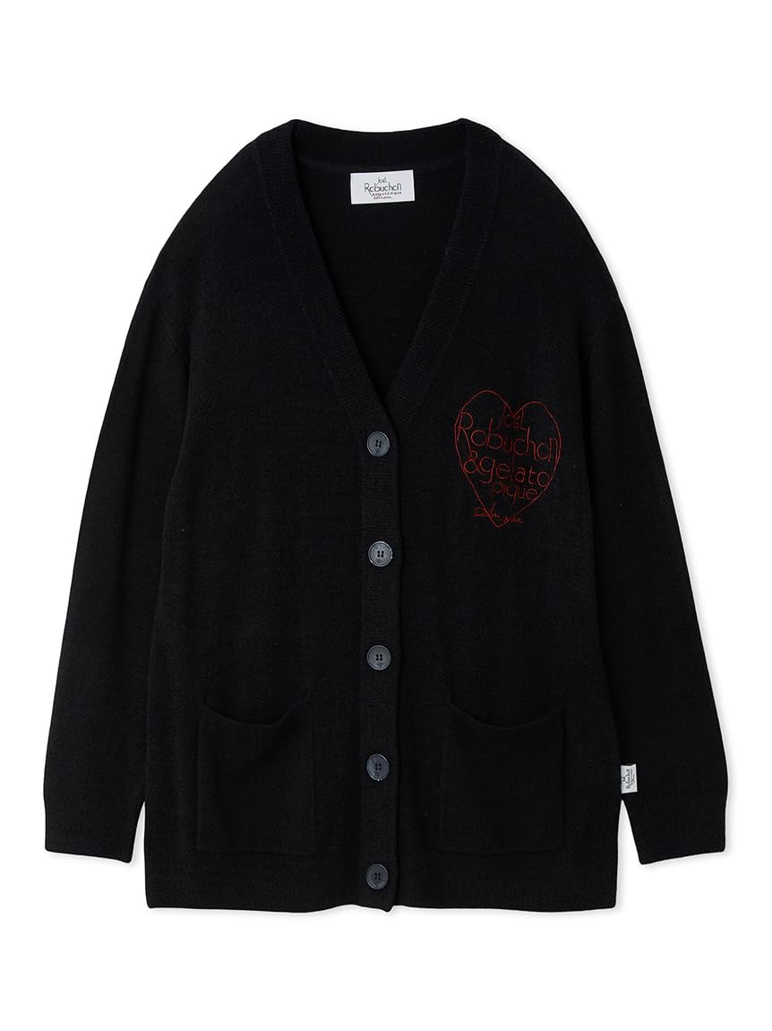

Gelato Pique Robuchon Smooth Silk JQD Cardigan PWNT254076 Black Free Size Joël Women s чёрный