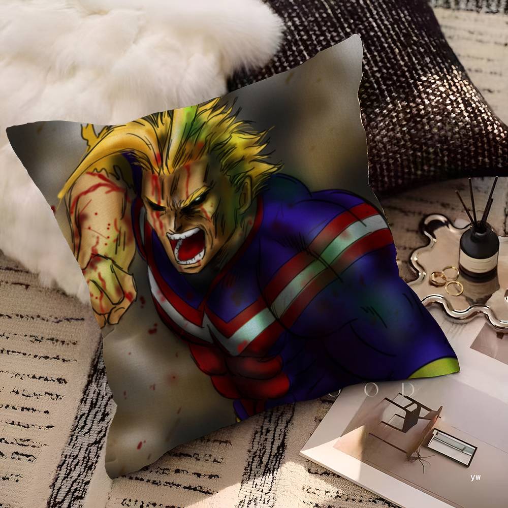 All Might My Hero Academia 45*45cm Cushion Cover Pillow Cover Decor Pillowcase Home Pillowcase For Couch Pillow