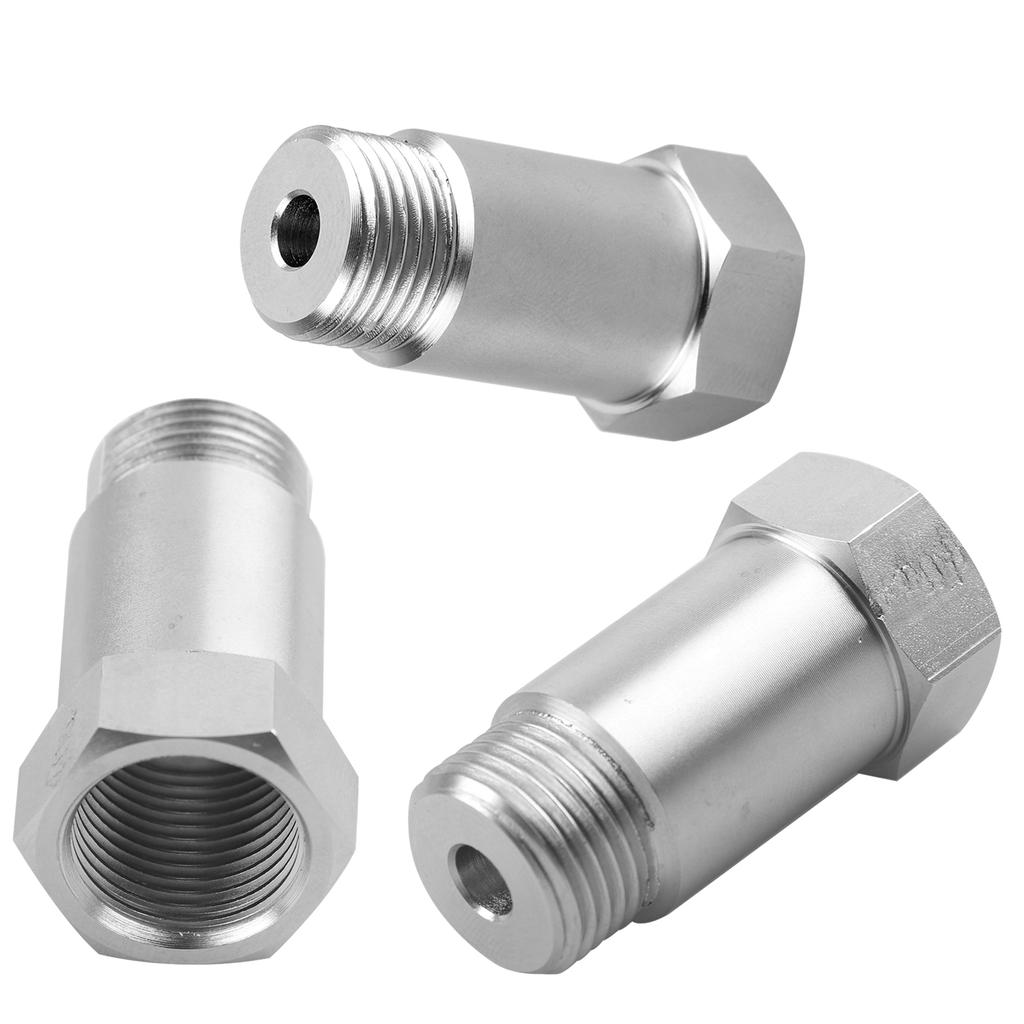 Oxygen Sensor Fitting Bung Durable Material Straight Threaded Weld Bung Plug Pack of 2 Oxygen Sensor Fitting Bung Durable Material Straight Threaded Weld Bung Plug Pack of 2