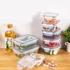 24Pcs Food Storage Containers 12 Boxes 12 Lids Airtight Lunch Box Kitchen Accessories Gadgets Tools Home Fridge Organizer