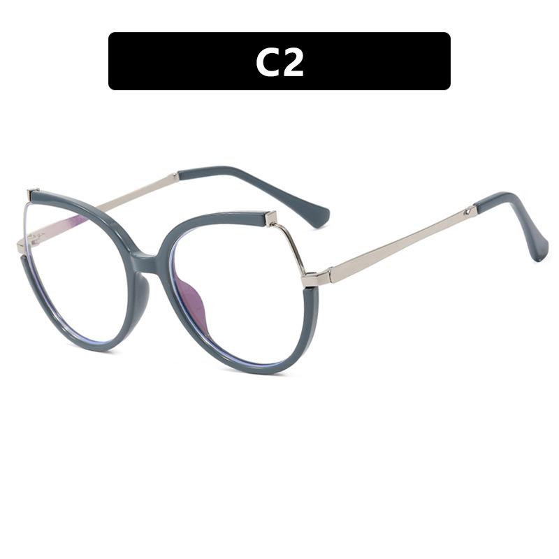 Vintage Round Oversized Photochromic Reading Glasses Women Anti Blue Light Hyperopia Prescription Eyewear +1 5 +2 5 Fashion