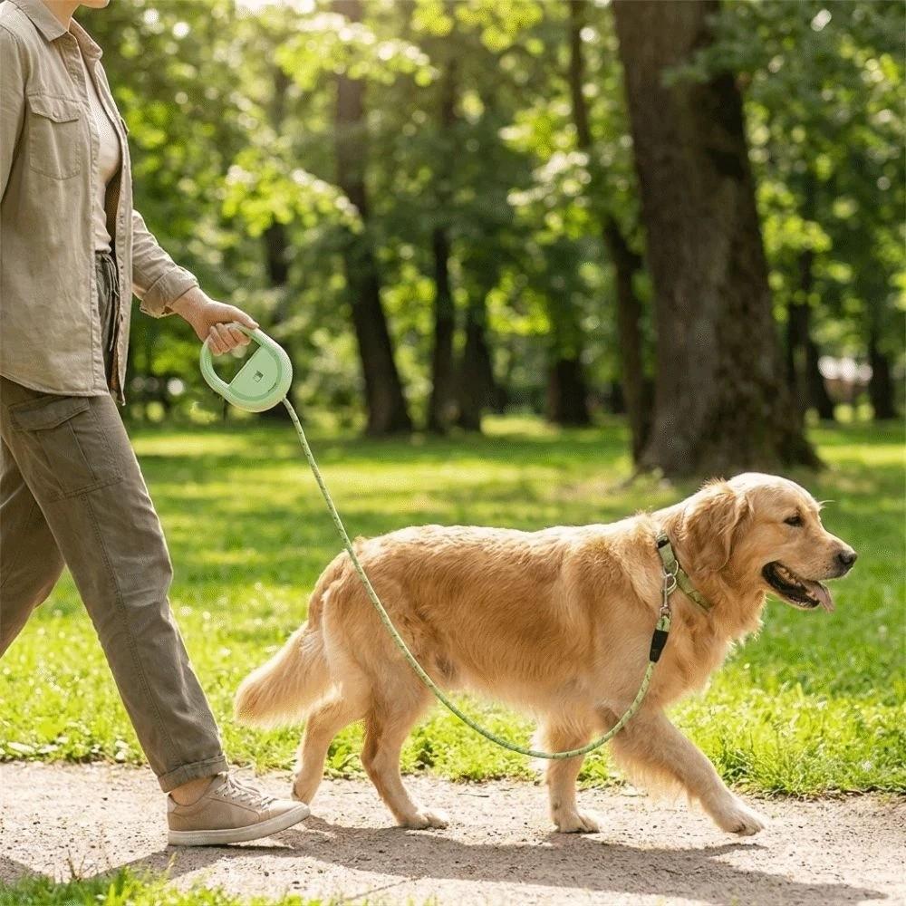 Anti-Slip Handle Pet Traction Rope Reflective Pet Walking Rope Automatic Dog Leash Outdoor Walking