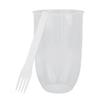 Salad Meal Shaker Cup with Fork   Salad Cup Health Salad Container Portable Vegetable Breakfast Container Set