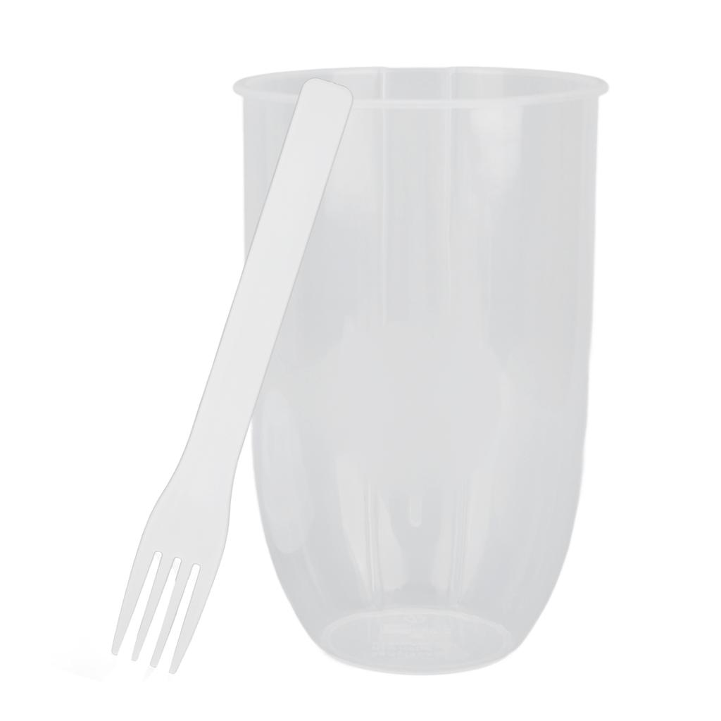 Salad Meal Shaker Cup with Fork Salad Cup Health Salad Container Portable Vegetable Breakfast Container Set