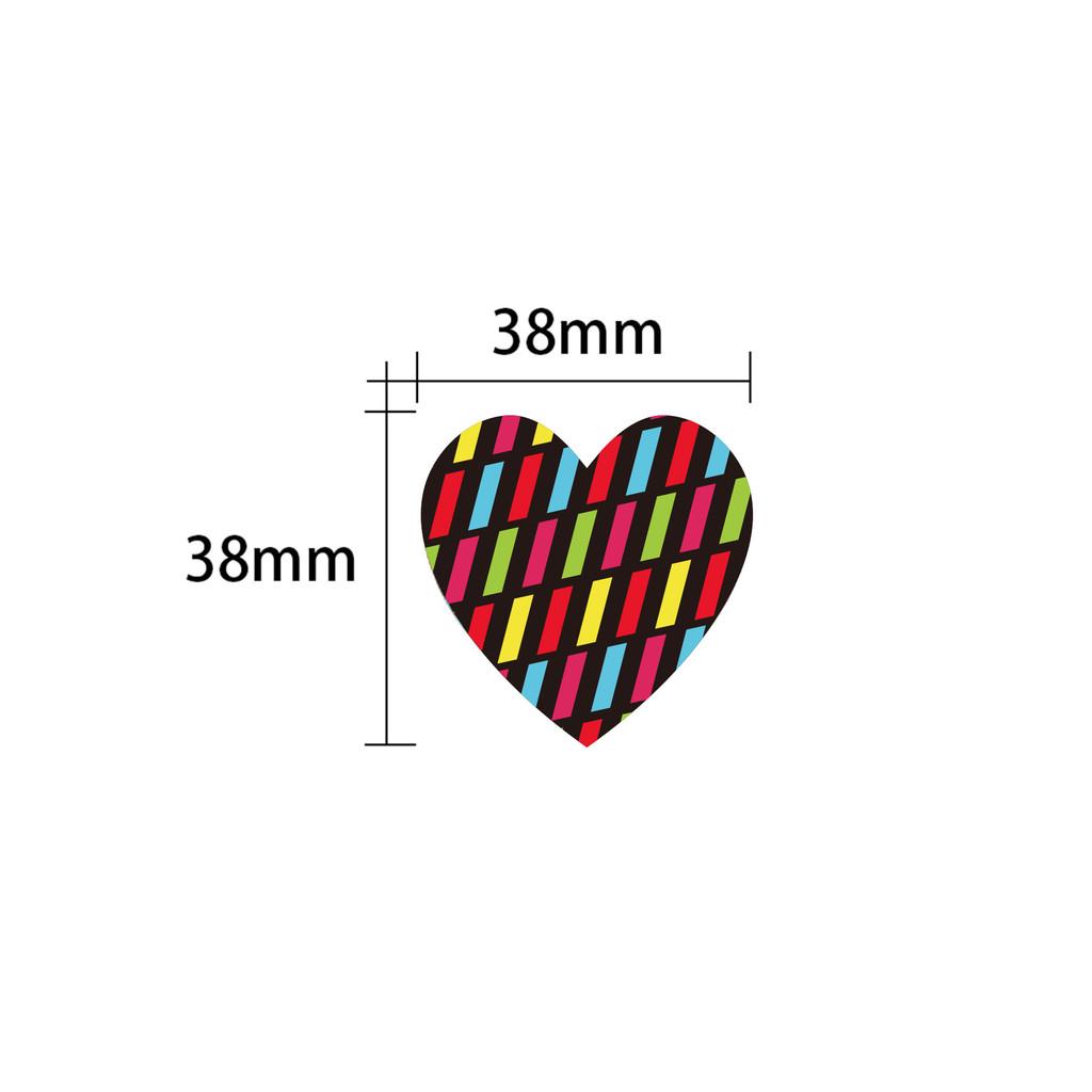 Xh047 Heart Shaped Gift Sealing Stickers For Valentine's Day Party Diy Crafts