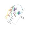 Alien Car Styling Reflective PVC Stickers Auto Whole Body Window Windshield Stickers Vehicles Motorcycle Exterior Accessories