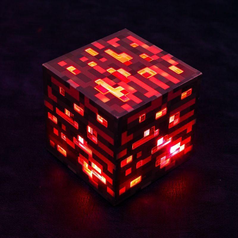 Night Light Minecraft Bottle Bee Salamander Creeper Building Block Lamp Gift