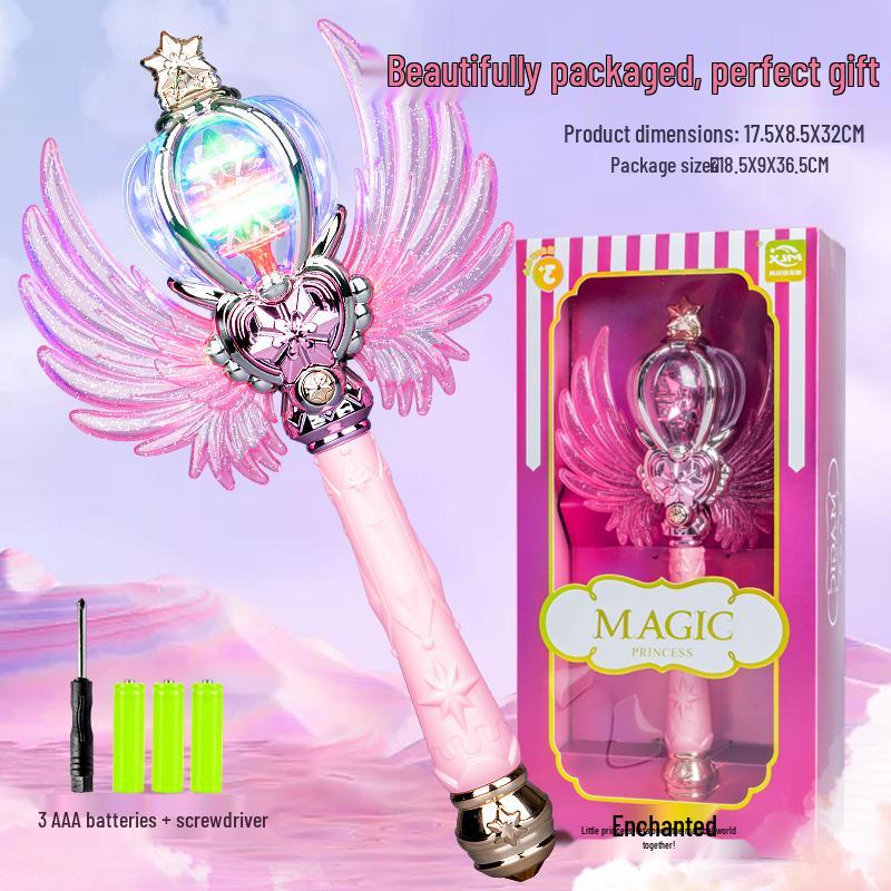 Luminous Fairy Princess Magic Wand Toy for Kids