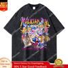 Аніме Футболки Yu Gi Oh Вінтажна Прання Дівчина Темний Маг Футболка Ретро Вуличний Одяг Манга Чорний Маг Короткий Рукав Топи Футболки