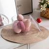 30oz 47oz Clear Candy Jar with Lid for Office Desk, Plastic Cookie Storage Jar for Kitchen Counter