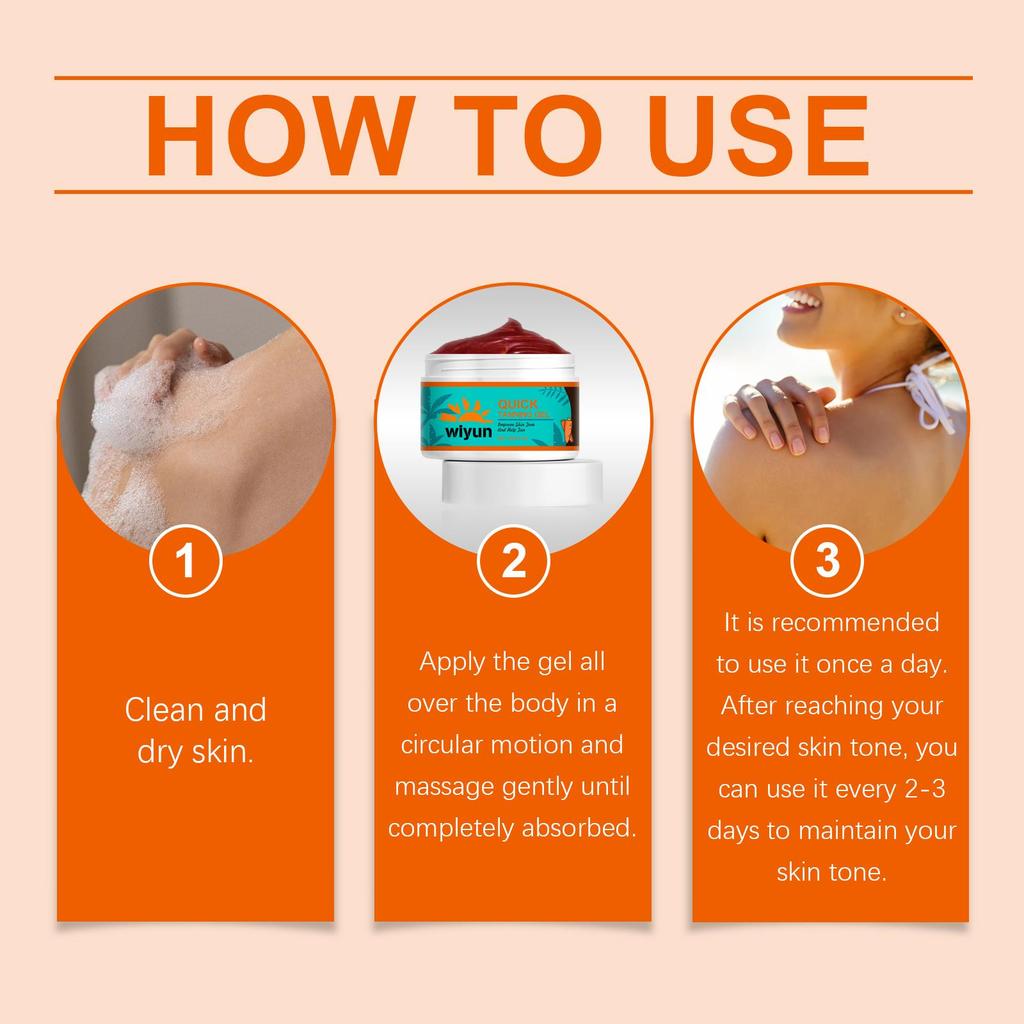 30g Tanning Aid Repair Gel Tanning Aid Repair Gel Bronzing Tanning Aid Beauty Moisturizing Hydrating Nourishing Gel