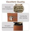 Leather Makeup Bag Portable Cosmetic Bag Handbag for Women Waterproof Makeup Pouch Portable Travel Toiletry Bag Gifts