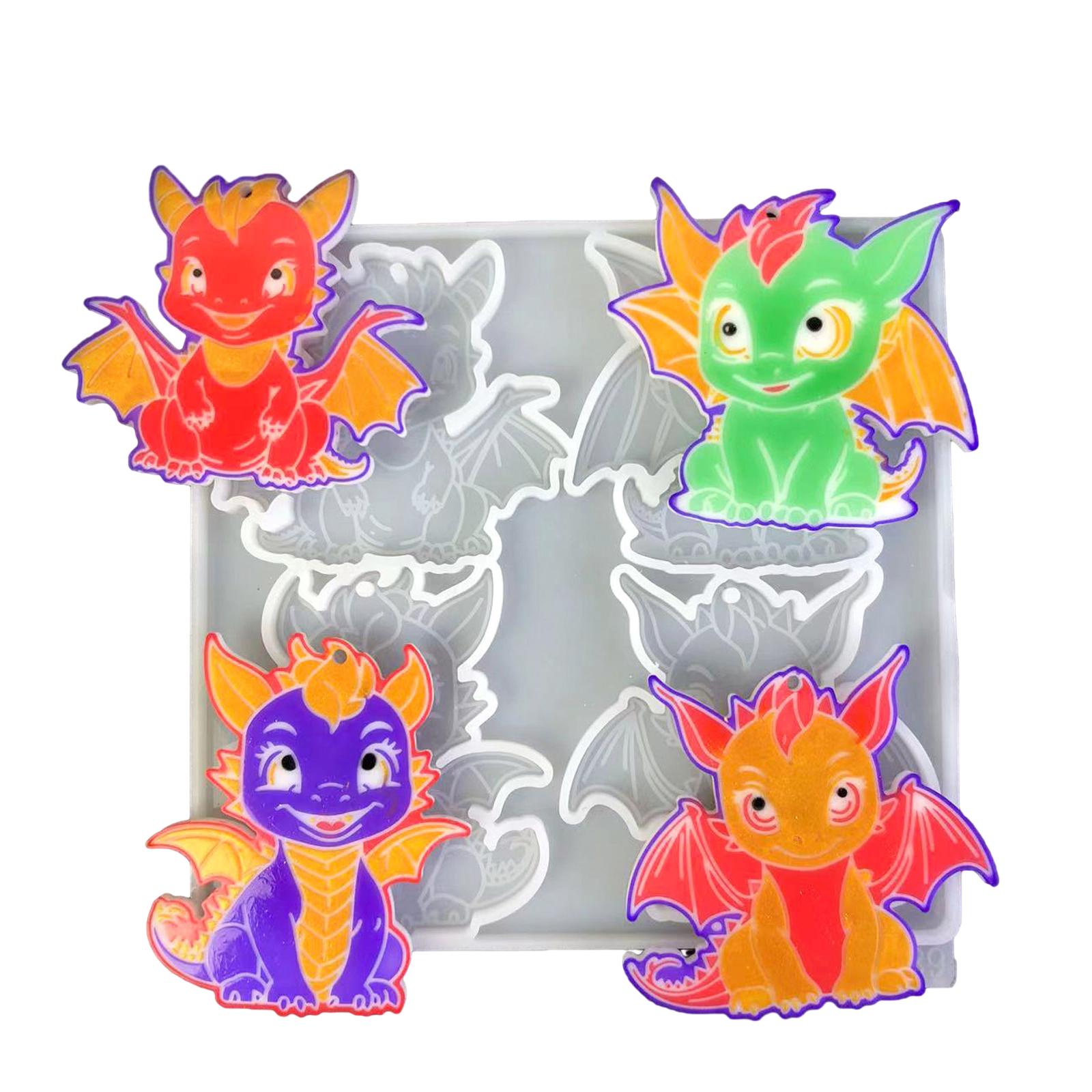 

Силиконовые формы для подвесок, форма для ключей, дракон в форме ребенка, силиконовая форма для ювелирных изделий, аксессуары для ручного изготовления, силиконовый материал