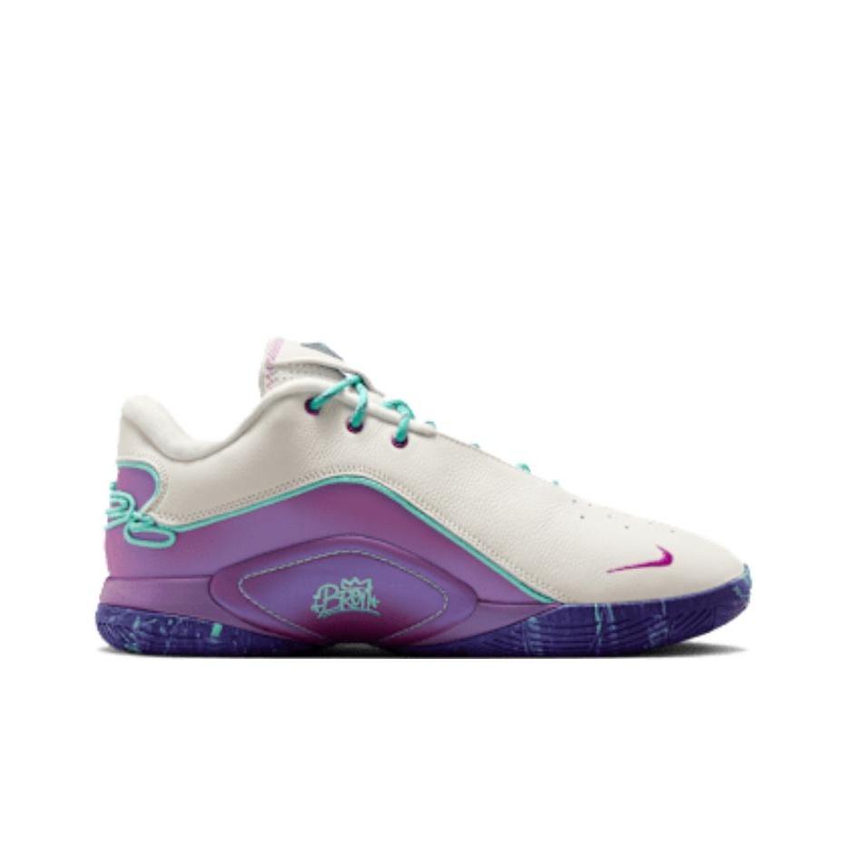 Nike LeBron 22 EP Comfortable Fashion Support Basketball Shoes Unisex Sneaker Purple White Green HV8453-001
